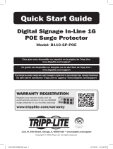 Tripp Lite B110-SP-POE Quick start guide