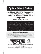Tripp Lite N286-10G-SR-S Quick start guide