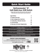 Tripp Lite NetCommander IP Cat5 Multi-User KVM Switches C Quick start guide