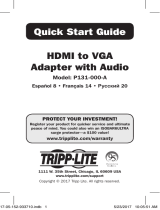 Tripp Lite P131-000-A Quick start guide