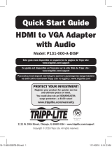 Tripp Lite P131-000-A-DISP Quick start guide