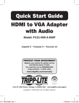 Tripp Lite P131-000-A-DISP Quick start guide