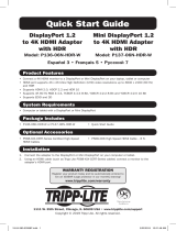 Tripp Lite P136-06N-HDR-W & P137-06N-HDR-W Quick start guide
