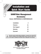 Tripp Lite SNMPWEBSOLO Quick start guide
