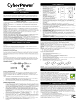 CyberPower CST1500S User manual