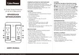 CyberPower GP400U4A User manual