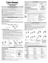 CyberPower PR1500LCD User manual