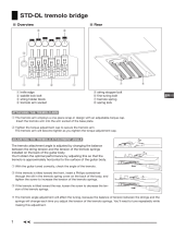 Ibanez Std. DL tremolo bridge Owner's manual