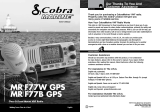 Cobra MR F77B GPS MR F77W GPS Owner's manual