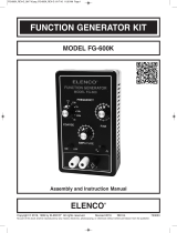 Elenco FG600K Owner's manual