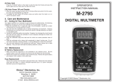 Elenco M-2795 Owner's manual