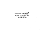 Elenco SG9200 Owner's manual