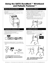 SATO Wristband Operating instructions
