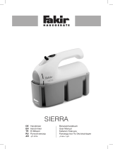 Fakir hand mixer Sierra User manual