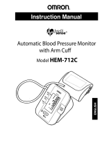 Omron Automatic Blood Pressure Monitor User manual