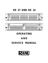 Rane RE 14 User manual