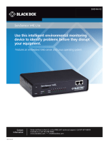 Black Box ServSensor V4E Lite (EME144A-R2, Version 3) Owner's manual