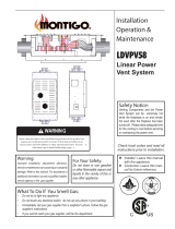 Montigo LDVPV 58 Linear Power Vent System Operating instructions