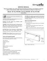 MONESSEN SimpliFire Allusion Platinum Electric Fireplace User manual