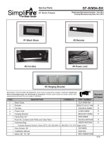 MONESSEN SimpliFire Wall-Mount Electric Fireplace Owner's manual
