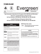 Weil-McLain Evergreen Pro Gas Boiler Owner's manual