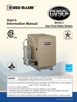 Weil-McLain GV90  Gas Boiler User manual