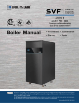 Weil-McLain SVF Stainless Vertical Firetube (750–1100 MBH) User manual