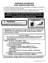 Bradford White URG1D30T6N User manual