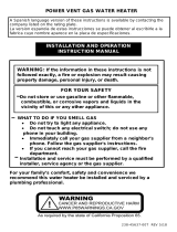 Bradford White C-DW2-TW50T10FBN User manual