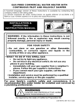 Bradford White  DM-100L-199-3N User manual