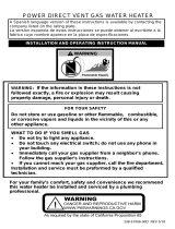 Bradford White U-PDX-50S-50FR-3N User manual