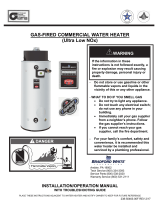 Bradford White  UCG-100H-270-3N User manual