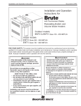 Bradford White  BNTV-199 User manual