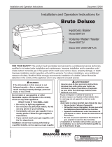Bradford White BRUTE DELUXE BMT2H User manual