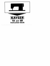 Pfaff kayser 44 Owner's manual