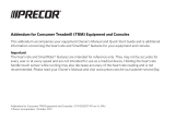 Precor TRM 761 Owner's manual