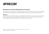 Precor EFX 221 Owner's manual