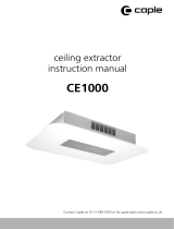 Caple CE1000 User manual