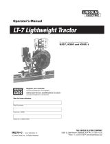 Lincoln Electric LINCOLDWELD LT-7 Operating instructions