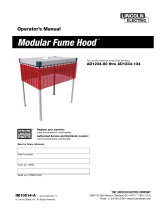 Lincoln Electric Modular Fume Hood Operating instructions