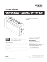 Lincoln Electric Power Wave AC/DC System Interface Operating instructions