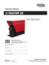Lincoln Electric X-Tractor 8A User manual