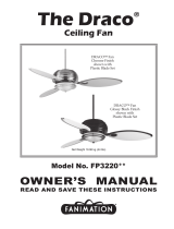 Fanimation Draco FP3220 Series Owner's manual