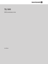 Beyerdynamic TG 556 Vocal Set User manual