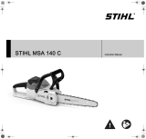 STIHL MSA 140 C Owner's manual