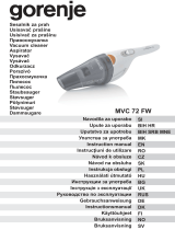 Gorenje MVC72FW Owner's manual