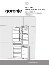 Gorenje RKI4181E1UK Owner's manual