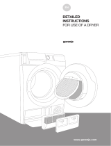 Gorenje DE82 Owner's manual