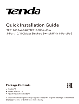 Tenda TEF1105P-4-63W Installation guide