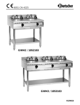 Bartscher 1053103 Operating instructions